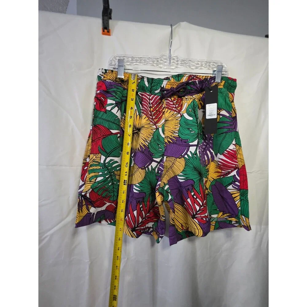Novamen Vivid Leaves Swim Trunks D2258X2943 MultiColor Large L